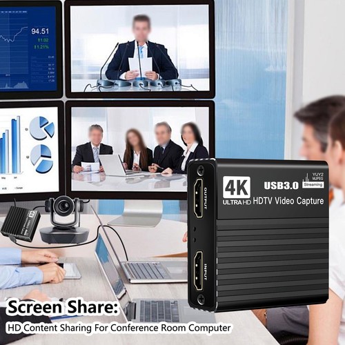 Capture Card For Streaming 1080P Video Capture Device 60FPS Adapter 4K Candid - Picture 8 of 12