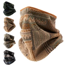 Men's Neck Gaiter Warmer Fleece Ski Mask Cover Hunting Mask Winter Cold Weather
