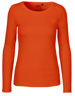 Neutral Ladies' Long Sleeve T-Shirt, Damen Langarmshirt, Bio-Baumwolle 81050