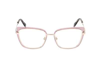 Emilio Pucci EP 5219 074 Clear Pink Cat Eye Metal Eyeglasses Frame 54-17-140