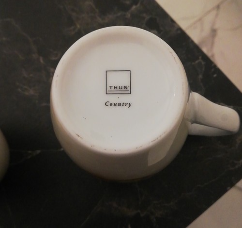 SET 3 TAZZE MUG THUN COUNTRY SERIE GIRASOLE CAFFÈ AL VOLO CAPPUCCINO THE... - Foto 8 di 8