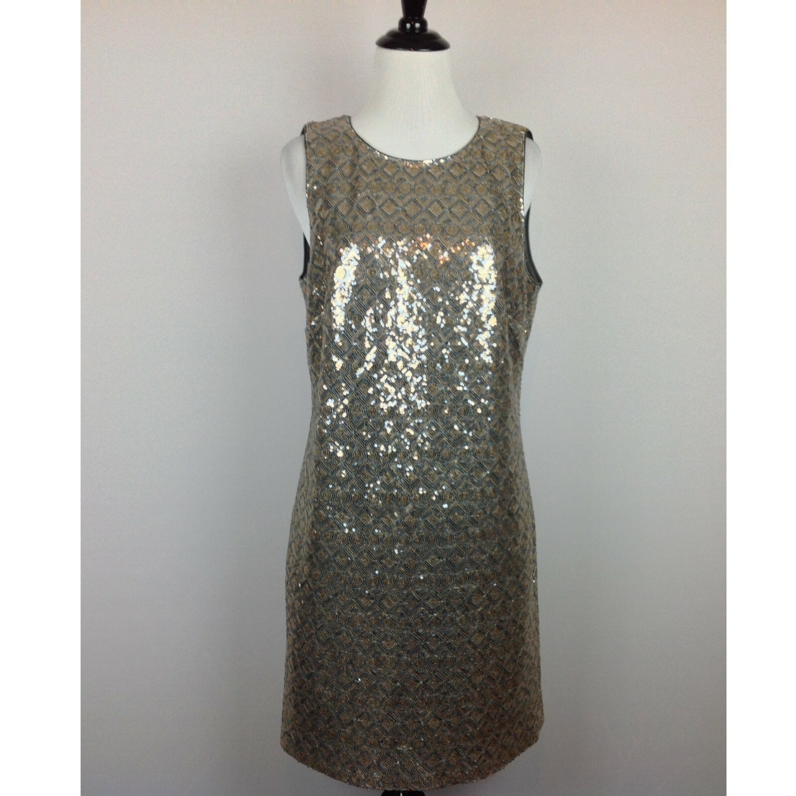 banana republic factory gold dress Gold Fringe Dress for Women main image 0