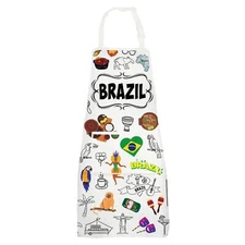 Brazilian Apron Brazil Kitchen Apron Brazil Themed Gifts Brazil Kitchen Apron...