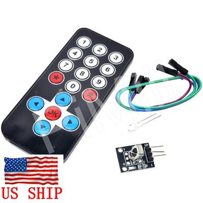 New Infrared IR Wireless Remote Control Module Kits for Arduino US Stock
