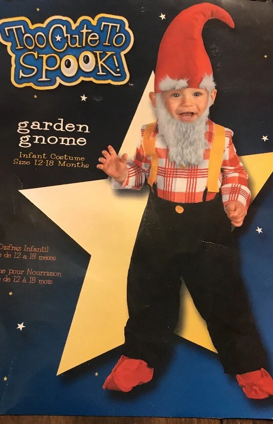 Garden Gnome Costume Infant (12-18 Months) Free Shipping! - Image 4 of 4