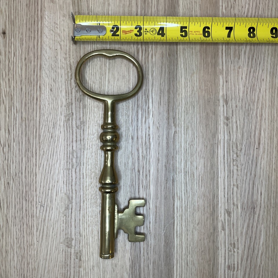Unusual Vintage Large Brass Key Locksmith Lock Shop Display/Sign? eBay