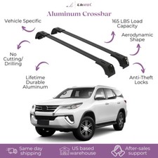 Fits Toyota Fortuner 2015-2026 With Factory Rails Roof Rack Cross Bars 165 Lbs