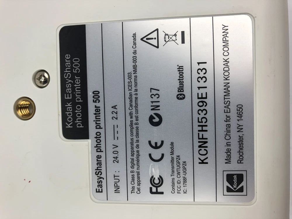 Kodak KCNFH539E1331 EasyShare Photo Printer 500