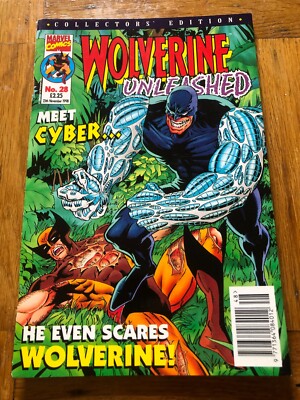 Wolverine Unleashed Vol.1 # 28 - 25th November 1998  - UK Printing