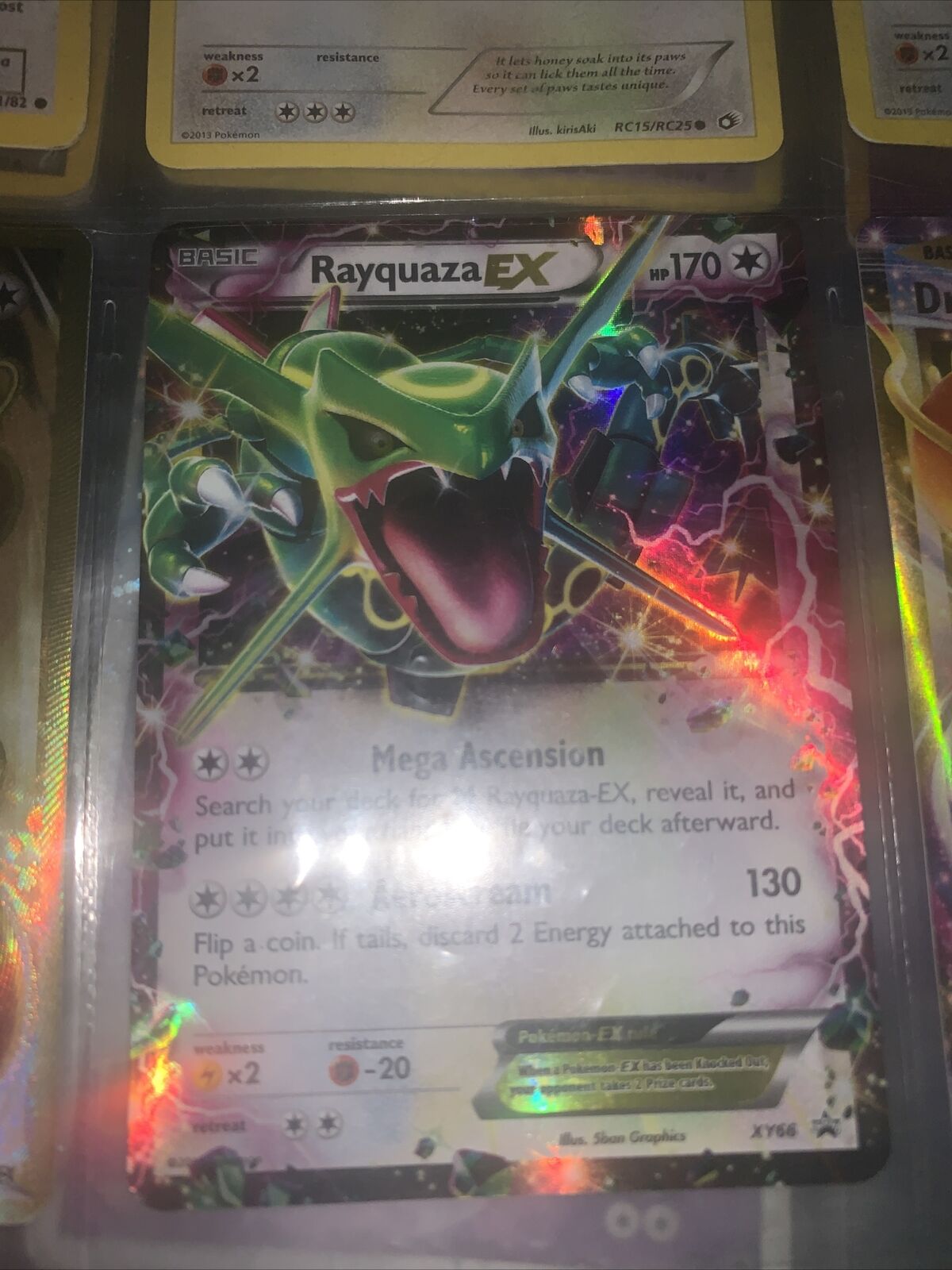 Shiny Rayquaza EX XY69 Ultra Rare Black Star Promo Pokemon Card LP for Sale  in Fort Myers, FL - OfferUp