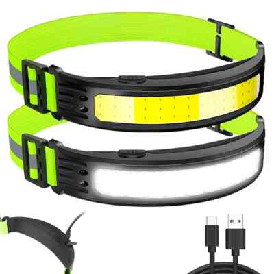 Wiederaufladbare Multifunktions LED-Stirnlampe mit weißen & roten LEDs Outdoor