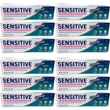 12X- Natural White SENSITIVE EXTREME Fluoride Anti-Cavity Whitening Toothpaste