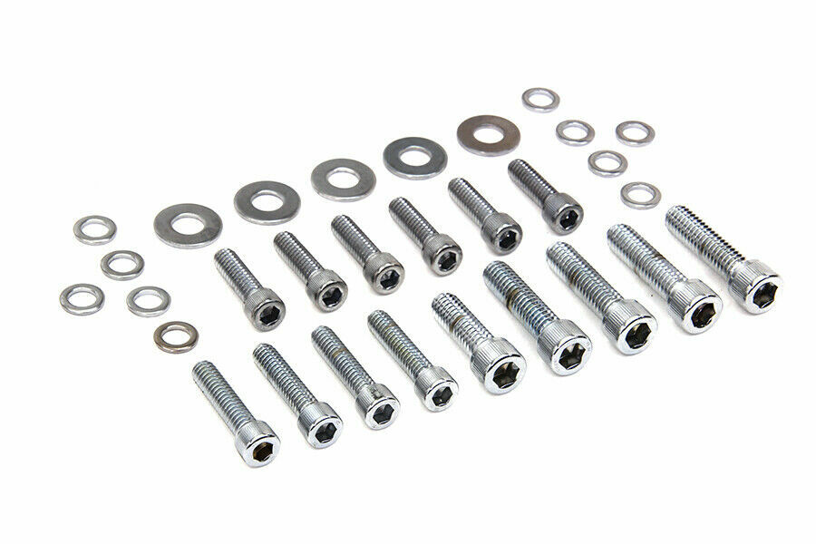 Transmission Side Cover Screw Kit Allen for Harley Davidson by V
