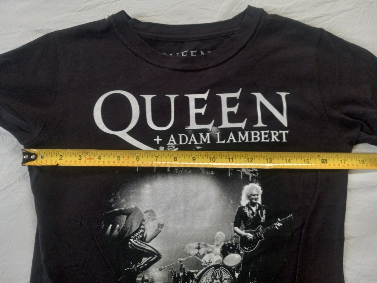NWOT - Queen Adam Lambert Women's SZ M Rhapsody Tour 2 Sided