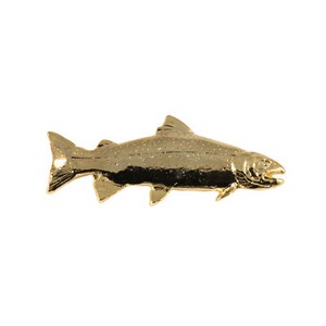 Authentic Rainbow Trout Pin, Brooch, Fish Jewelry, Fishing, Handmade in USA