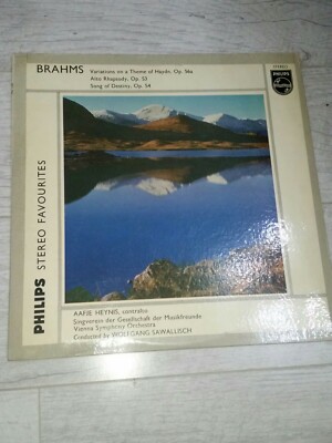 Brahms: Altofts Rhapsody Haydn Variations Sgl 5803 Vinyl Record LP 
