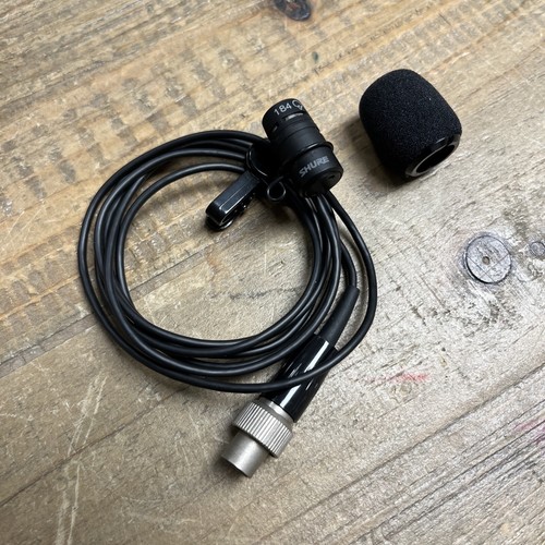 Shure WL184 Lavalier Condenser Microphone With Shure WA340 Locking Connector