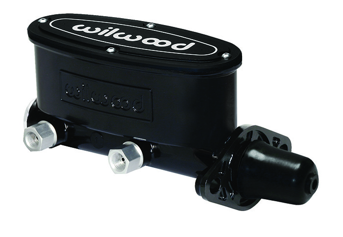Wilwood 1/2" Bore Kart Master Cylinder – Lightweight Aluminum With Remote Reservoir (Black, Part #260-5520)