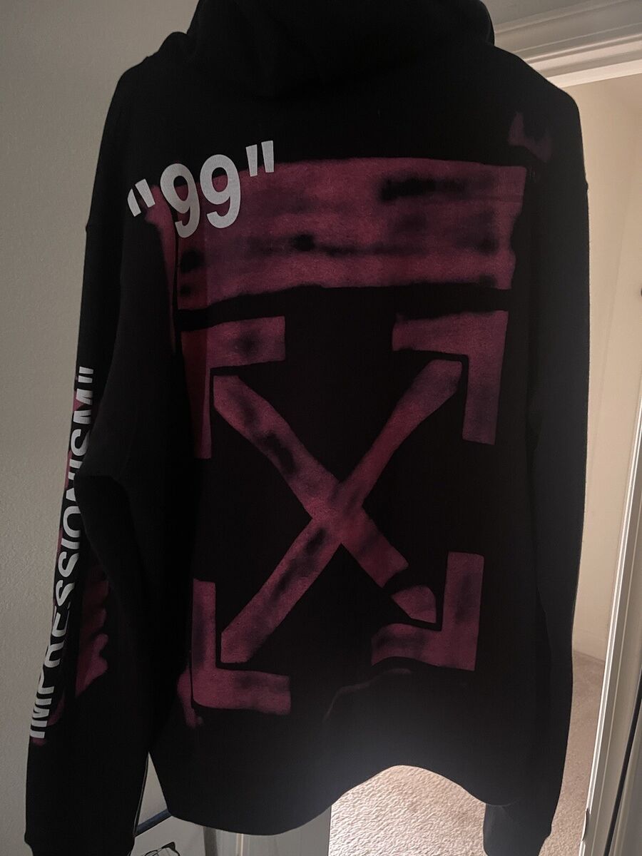 Off-White “Main Label” Hoodie Sz L Used Black 100% Authentic Off-White “Main Label” Hoodie Sz L Used Black 100% Authentic