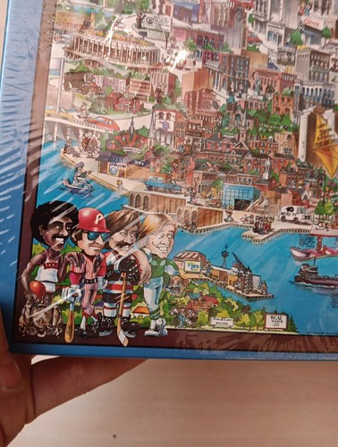 New 1985 PHILADELPHIA City Character Jigsaw Puzzle 504 Buffalo Games Don Scott - Picture 5 of 9
