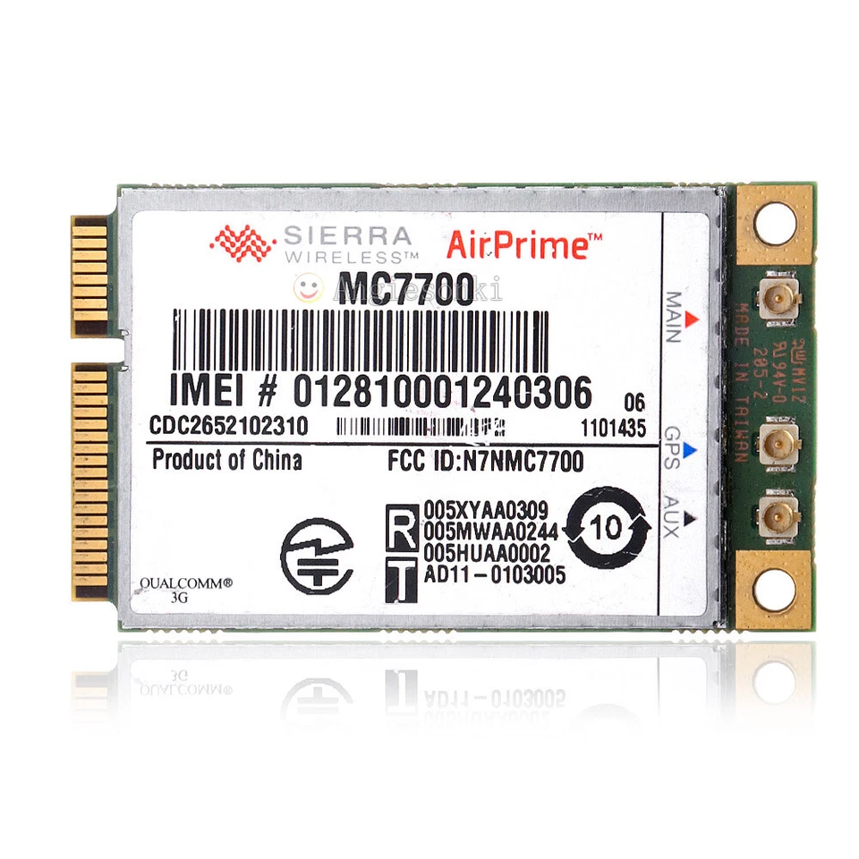 Unlocked Sierra AirPrime MC7700 100Mbps HSPA+ 4G LTE 700MHz WWAN module Card+GPS - Image 2 of 4