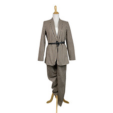 Elie Tahari Women's Plaid BREE Blazer & MARCIA Dress Pant Set Size 8