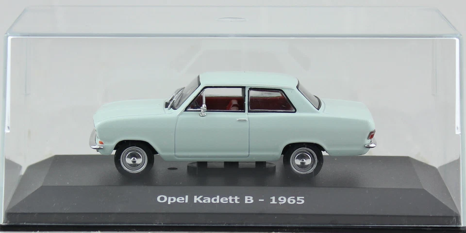 Opel Kadett B 1965 hellblau 1:43 Hachette Modellauto  - Bild 3 von 3
