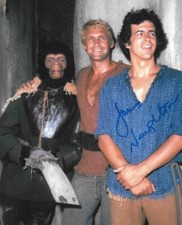 * JAMES NAUGHTON * signed 8x10 photo * PLANET OF THE APES * COA * 5