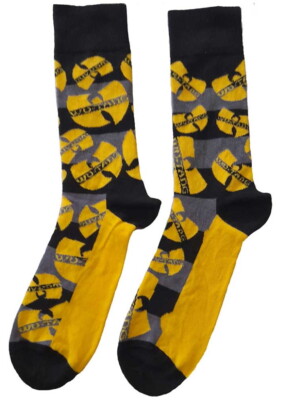 Wu-Tang Clan Calzini Unisex 'Dripping Logo' - Calzini Caviglia Alti Qualità, Nero, Taglia Unica - 6