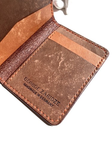 Echt Leder Herren Klein ID Kreditkartenetui Brieftasche Halter Slim Tasche Case - Picture 5 of 7