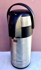 OGGI 96 OZ Air Coffee Pump Tested Carafe Stainless Steel Good Condition