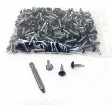 250 Pack Black 3/4" Inch Torx Self Tapping Sheet Metal Cargo Trailer Screws