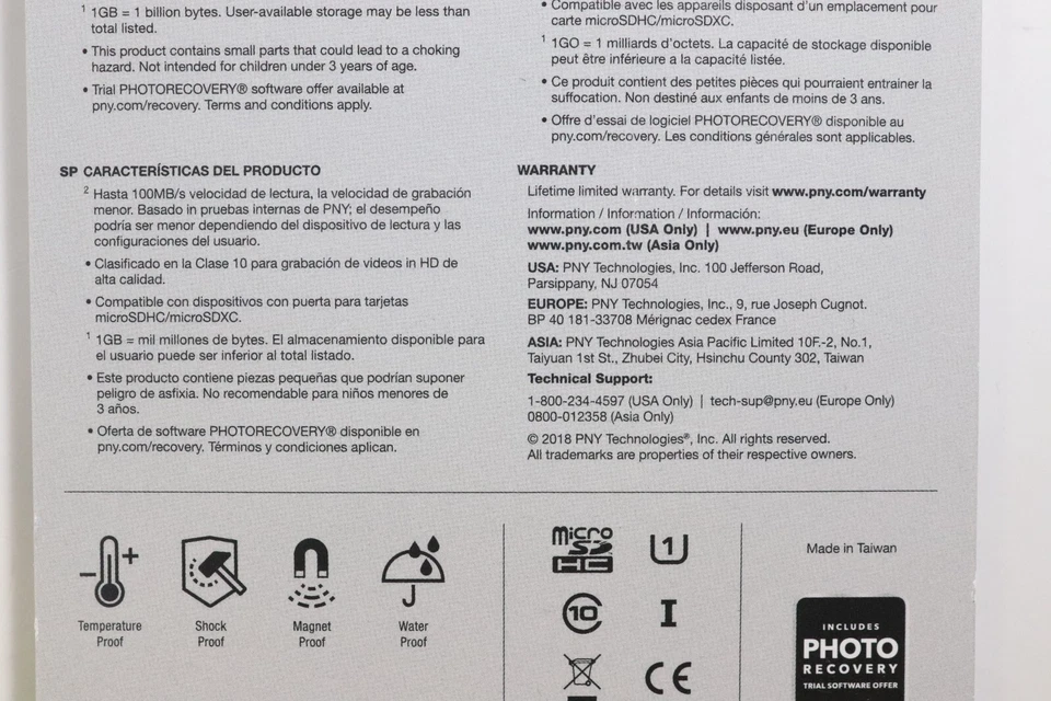 New PNY Elite 64GB MicroSDXC Card -UHS-I U1 up to 85MB/Sec P-SDU64U185EL-GE - Image 3 of 4