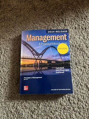Management A practical Introduction 2024, Principles of Managment, brand new 