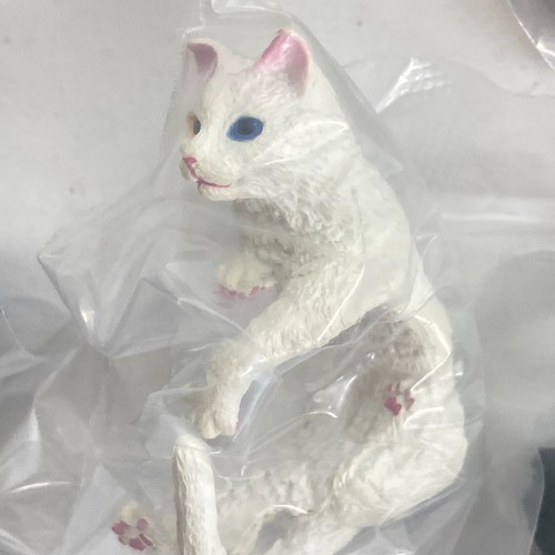 Bandai Gashapon Figure Yubimaki Collection Cat Set of 6 Japan Scottish Fold - Picture 13 of 13