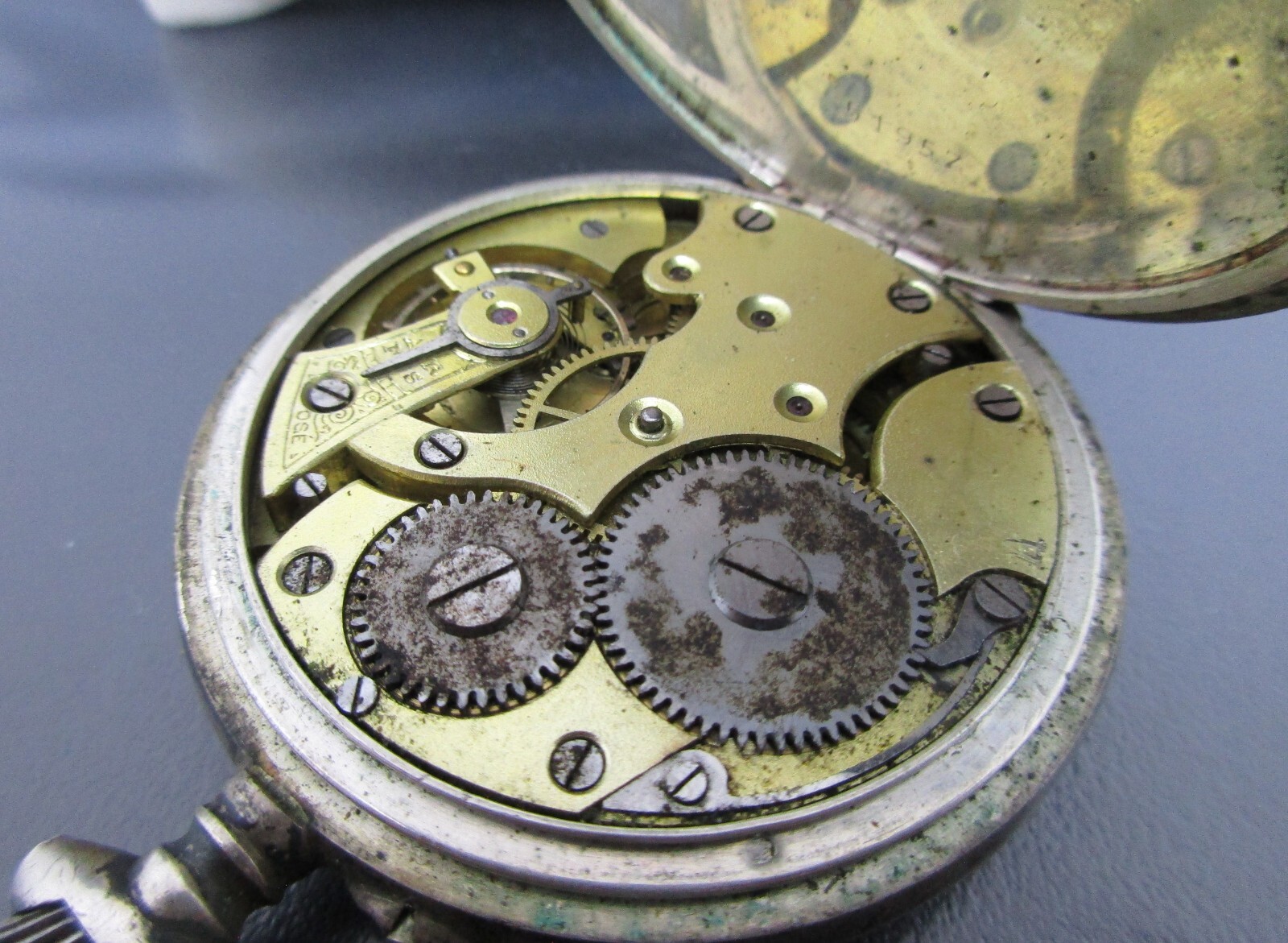 Montre De Poche Mécanique Argent – Diamètre 49 Mm, à Réviser, Style Classique Vintage