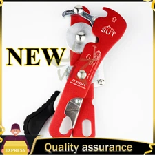 Belaying Rappelling Gear Self Braking Stop Descender Climbing 9-12mm Single Rope