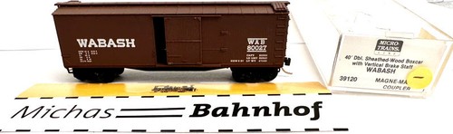 Micro Trains Line 39120 40' Double Wood Box WABASH 80027 N 1:160 ¥- å | Zustand: Gebraucht