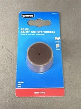 Hart 20 PC. 15/16” Cut-Off Wheels For Plastic and Metal Rotary Bit Cutting