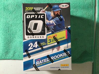 2019 PANINI DONRUSS OPTIC BASEBALL BLASTER BOX  FACTORY SEALED. NEW