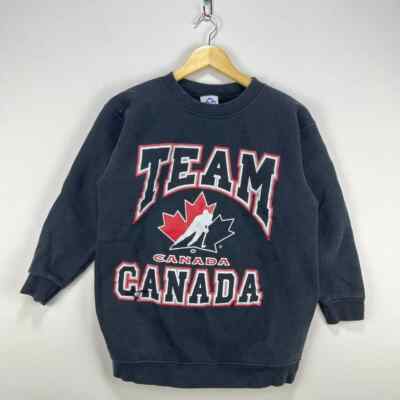 Canada Team Hockey NHL graphic black color Sweatshirt unisex men women KV21829