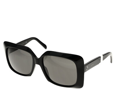 Celine Woman's 60mm Black Oversized Square Sunglasses R2531
