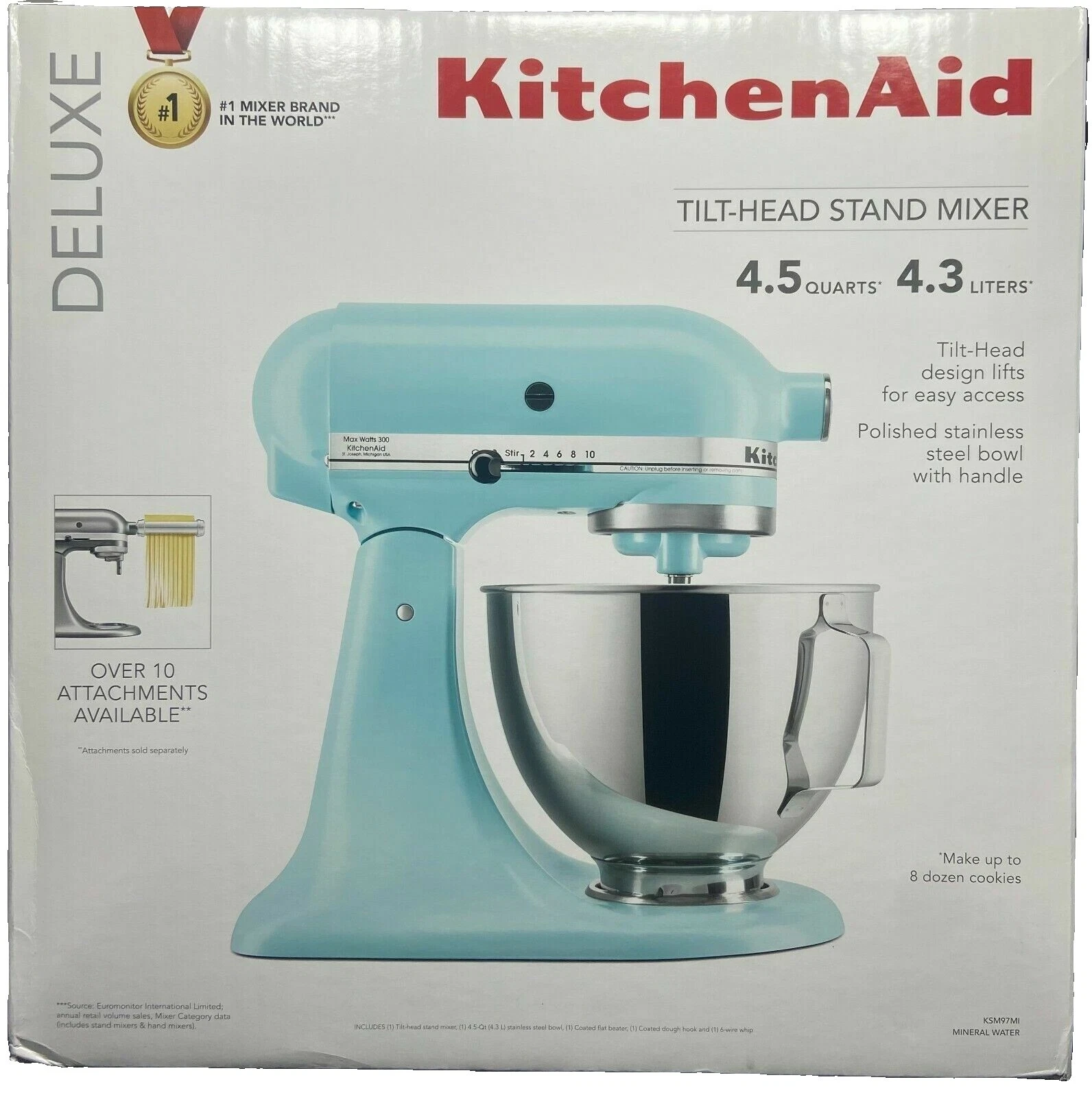 KitchenAid 小于 300 W 工作台面混音器