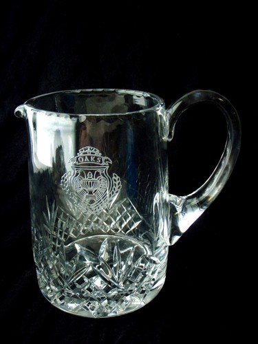 Crystal Glass Pitcher Oaks Invitational Golf Trophy - Picture 2 of 8