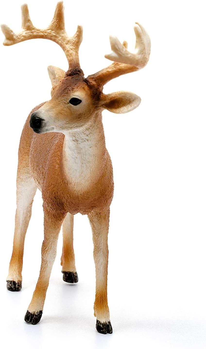 Wild Life White-Tailed Buck: Realistic Animal Figurine for Creative Play