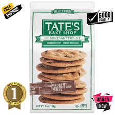 Tate's Bake Shop Gluten Free Chocolate Chip Cookies, Gluten Free Cookies, 7 oz Tate's Bake Shop Gluten Free Chocolate Chip Cookies, Gluten Free Cookies, 7 oz