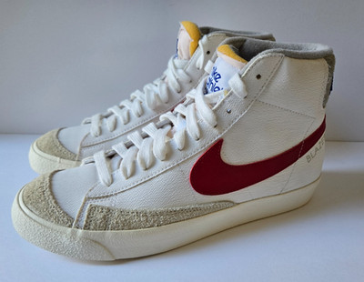 Nike Blazer Mid '77 Athletic Club White Gym Red Blue DH7694-100 Mens 8 Wmns 9.5