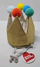 Boots & Barkley Adjustable Pet Birthday Crown NEW w/Tags