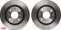 2X Bremsscheibe TRW DF4152 2 Bremsscheiben Vorderachse Vorne FüR Honda
