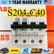 1PCS NEW S204-C40 4P 40A air switch ABB US Free TAX